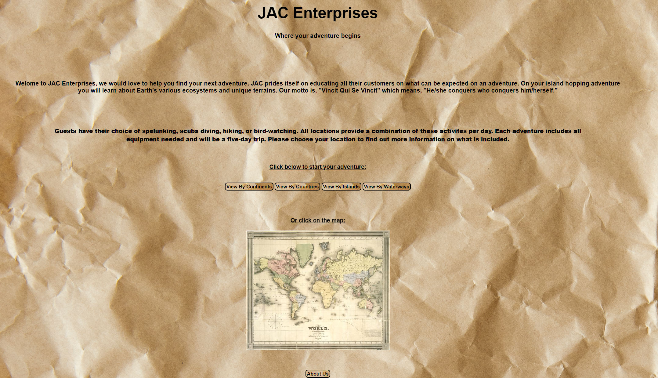 JAC Enterprises Screenshot